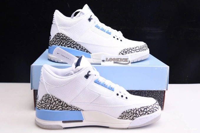 1st Kicks Jordan AllSeason 3 CT8532- 968 Air UNC 1104